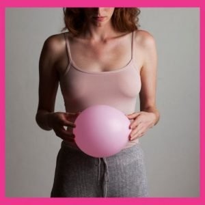 bloating when eating very little