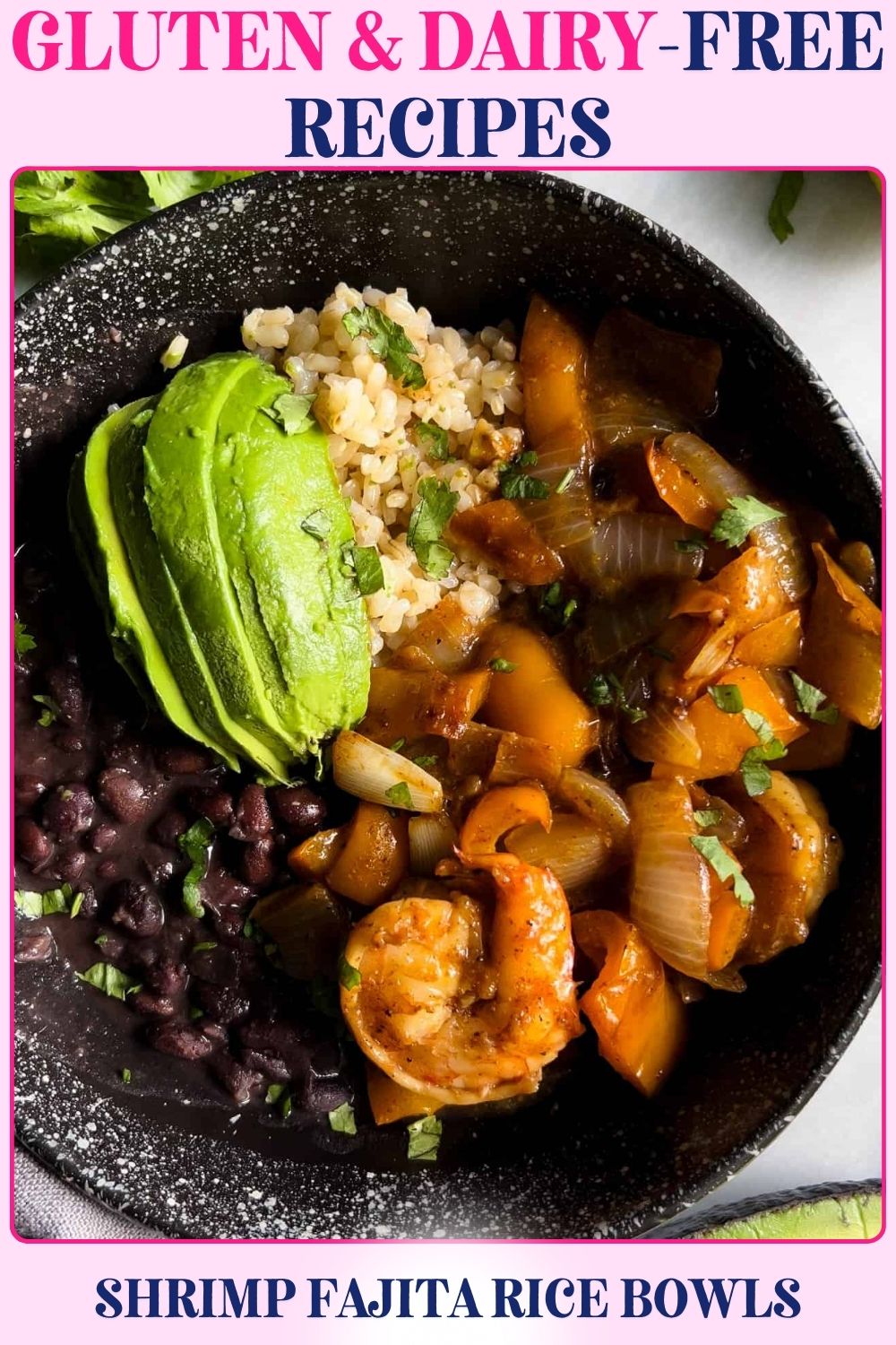 Shrimp Fajita Rice Bowls