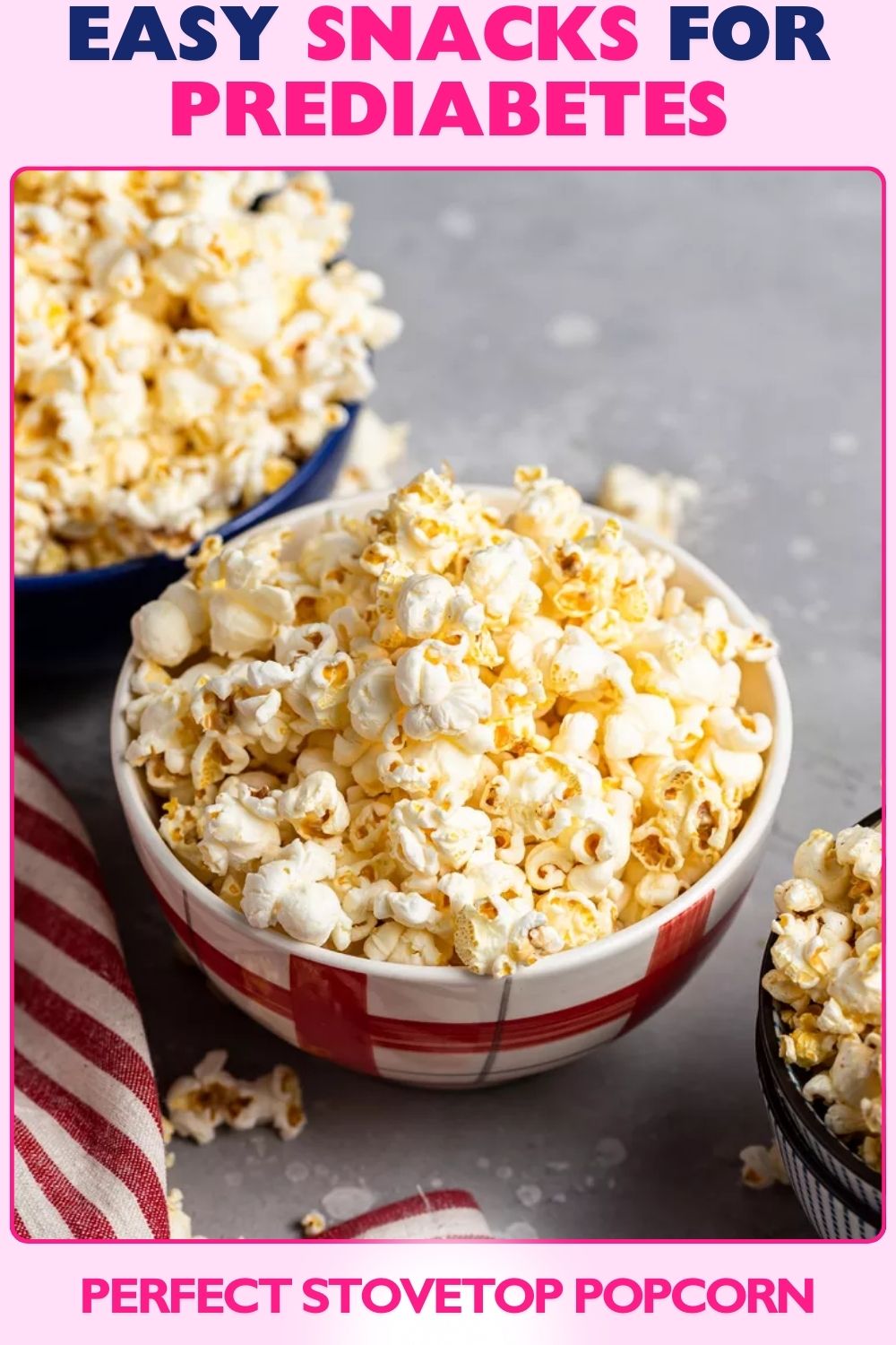Stovetop popcorn made with coconut or olive oil is a surprisingly safe snack for prediabetes—when portioned right and paired with protein or fat.
