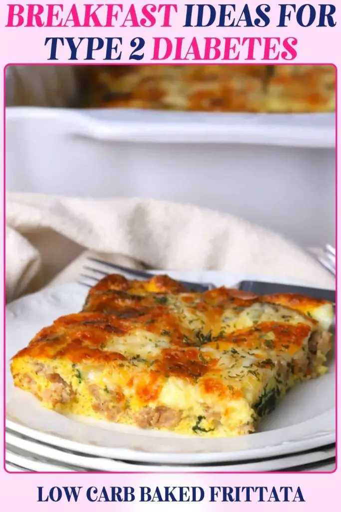 Low-Carb Baked Frittata rich with eggs, sausage, kale, and herbs, a diabetes-friendly breakfast that sustains energy and supports stable glucose.