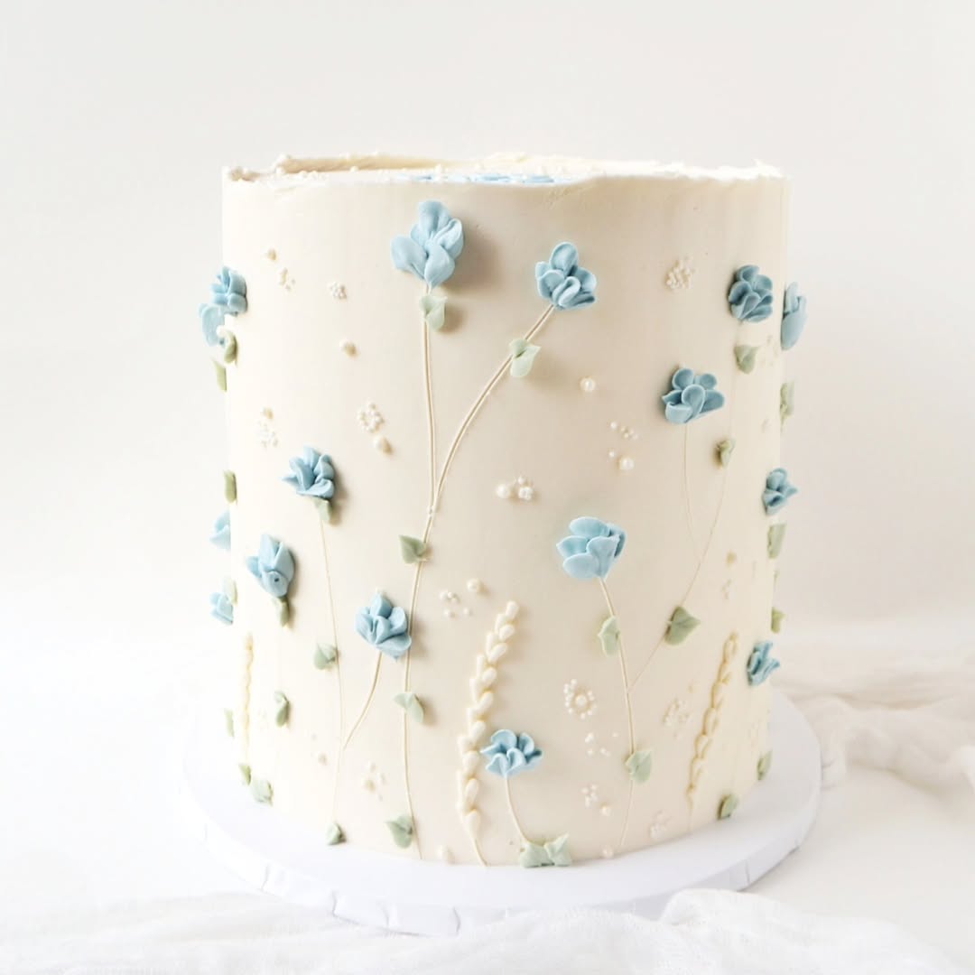 23 Classy Simple Floral Cake Designs (2026) Oh My Gut — free download
