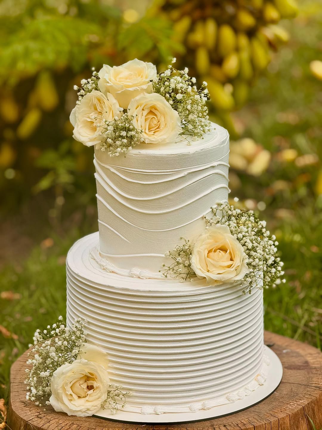 23 Stunning Two-Tier Wedding Cake Designs (2026) - Oh My Gut